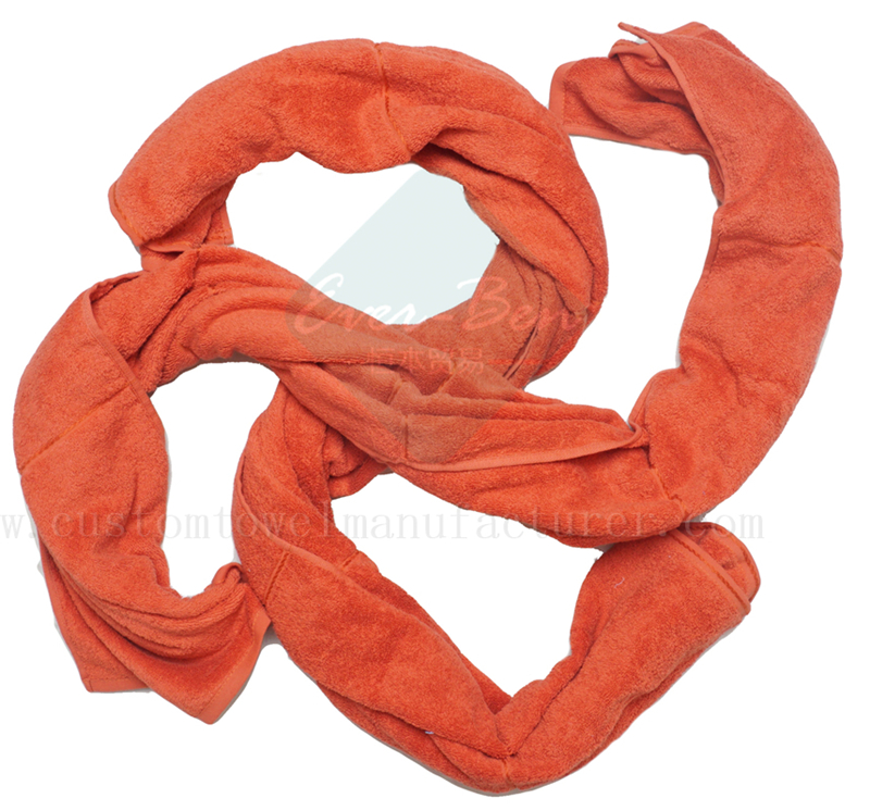 China Bulk Custom royal velvet egyptian cotton towels exporter|Custom Orange Travel Towels Factory for Germany France Italy Netherlands Norway Middle-East USA